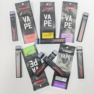 Tyson Tek Kullanımlık Vape Boş Pens Vapes Teşhal E Sigara Çubuk Pods Cihaz 380mAh Şarj Edilebilir Pil 1ml Paket Kartuşlu Buharlaştırıcı