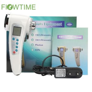 Urządzenia 4 w 1 ultradźwiękowe Photon Ion Machine EMS Galvanic Body Masager AnticeLulite Skin Care Urządzenie kosmetyczne