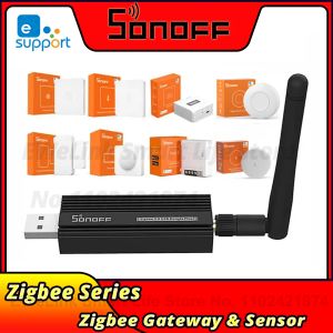 Controle sonoff zb donglee usb dongle plus zigbee 3.0 analisador de gateway inteligente sem fio zha zigbee2mqtt captura de vara usb com antena