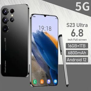 Cross Border S23 Ultra 6.8 بوصة 16+1TB All-in-One Android الشركة المصنعة للهواتف الذكية عالية الدقة