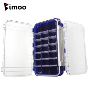 Boxen Bimoo 1PC 17*10cm Porket Angeln Fliegen Box Wasserdicht Robust Ingenieur Angeln Zubehör Box Fall mit wasserdicht Silikon Linear Boxen