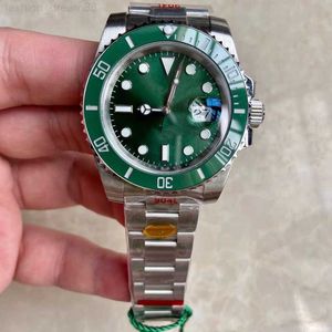 Zegarki luksusowy projektant n Super Mens v12 Zielony zegarek