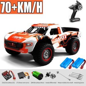 Bilar RC CAR OFF ROAD 4x4 50 km/h eller 75 km/h höghastighetsborstfri Motor Monster Truck 1/16 Desert/Snow Racing Drift Cars Toys for Boys