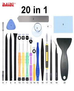 20 in 1 Mobile Phone Repair Tools Kit Spudger Pry Opening Tool Screwdriver Set for iPhone 7 8 X for iPad for Samsung 20set9063832