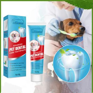 Scatole Dentifricio per animali domestici per cani Alito fresco Alito cattivo Pulizia tartaro Igiene orale del gatto Prodotti per la pulizia orale commestibili