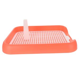 Caixas Cão Higiênico Potty Bandeja Pad Filhote de Cachorro Titular Indoor Pee Treinamento Caixa de Areia Animais de Estimação Cães de Estimação Malha Anti Gato Trem Grade Slide Pads Plástico