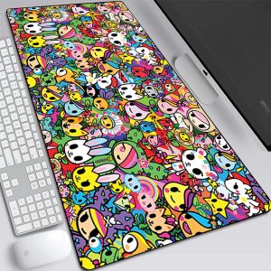 Pedler Japon Tokidoki Büyük Oyun Mouse Pad Bilgisayar Dizüstü Bilgisayar Mousepad Klavye Pad Masası Mat Pc PC GAYER MOUSE MAT XXL OFİS MAUSEPAD