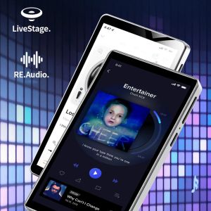 Odtwarzacz wysokiej prędkości 0 Karta pamięci zawarta do rozszerzenia do 1 TB miłośników muzyki MP3 Player z Bluetooth Black 4 cale 128G