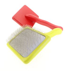 Combs New Professional Pet Slicker Brush Soft Massage Grooming Stainless Steel Pins Cat Dog Comb Dematting Shedding Fur Undercoat