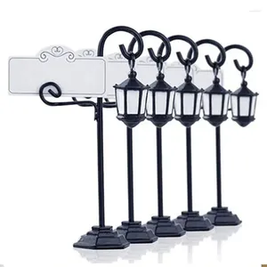 Party Supplies 5 PCS Streetlight Shape Wedding Reception Place Card Holder Number Namn Tabell Meny Picture Po Clip Stand Wi