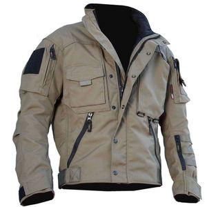 Cross Border Short Spring And Autumn Men's Outdoor Waybill All Terrain Multi Functional Tactical Thin Jacket