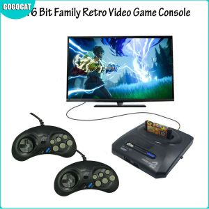 Giocatori Console per videogiochi a 16 bit con interruttore modalità USA e Giappone AVout per maniglie originali Esporta Russia con 300 500 600 giochi classici