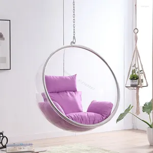 Camp Furniture Net Red Transparent Bubble Chair Hemisphere Hanging Acrylic Basket Swing Plastic Capacious Baller