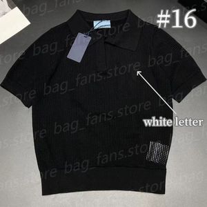 24SS Clean Fit PRD 패션 디자이너 티셔츠 여름 여자 PRD 셔츠 짧은 슬리브 럭셔리 탑 스트라이프 또는 정신 로고 디자이너 셔츠 삼각형 924