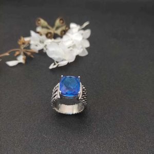 Anéis de casamento torcidos vintage DY banda designer para mulheres presente diamantes 925 prata esterlina dy anel masculino personalizado moda 14k banhado a ouro joias de noivado 2Y24