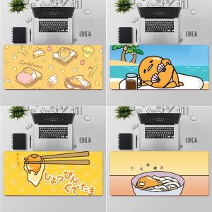 Pads Cartoon Gudetamas Lazy Egg Mouse Pad Stół dywan PC Laptop Komputer iPad Notebook guma mata hurtowa