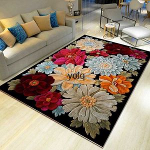 Dywany 3D Flower Hallway Mat Doormat Sypialnia Prostokąt Kwiat Dywaniczny salon IC Ocean Dywani