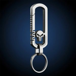 Nyckelringslegering Keyring Round Outdoor EDC Tool Nyckelring Biltillbehör Snabbfrisättning CARABINER SÄKERHETSKROK 240220