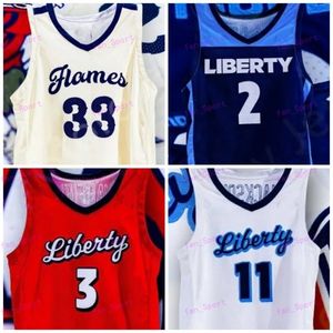 Liberty Flames Basketballtrikot NCAA College Joseph Venzant Keegan McDowell Preston Brody Peebles Drake Dobbs Isiah Warfield Homesley Darius McGhee Kyle Rode