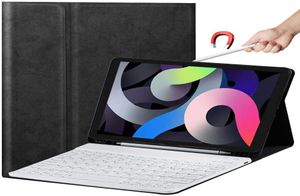 Luxuriöse Smart-Tablet-Hüllen aus Denim-Leder für Apple iPad Pro 11 Air 109 Zoll mit Stiftschlitz, kabelloser Bluetooth-Tastatur, vollständiger Schutz, i2613825