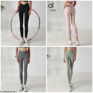 Womens Yoga Legging Wear Sports Ladys No Embarrassment Line Pants Hip Lift Tight High Waist Nude Fitness Exercise Gym WV9L