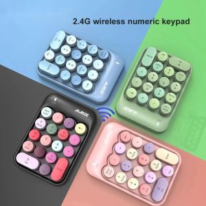 Tastaturen tragbare Slim Mini -Nummer Pad 18 Tasten 2.4 GZ Wireless USB -Tastaturtastatur für Laptop -Macbook -PC -Notebook