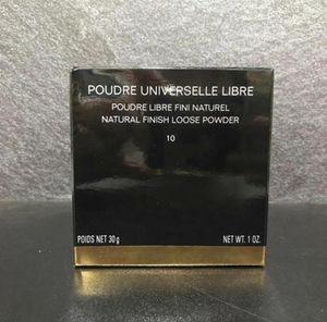 Märke pouder naturlig finish lös pulver 30g makeup med handväska 10 20 toppkvalitet239y6562932