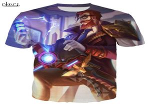 Spiel League of Legends T-Shirt Männer Frauen 3D-Druck Battle Academia Jayce Graves Held Haut Kurzarm Mode Streetwear Tops5604126