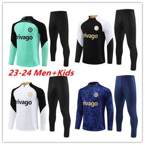 2023 2024 CFC Tracksuit Ziyech CFC Training Suit Succer Tracksuits 22 23 24 Kante Pulisic Mount Havertz sterling Men Kids Fan Player Stack