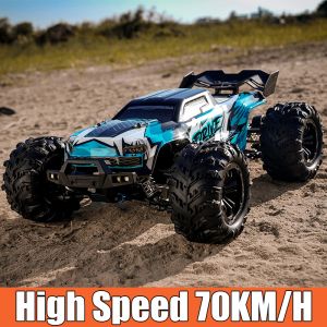 Cars RC samochody szybkie zdalne sterowanie samochodem bezszczotkowane 4WD 70 km/h RC samochód Off Road 4x4 Monster Truck Drift RC Toys For Boys Prezent