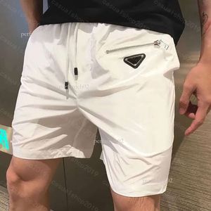 2021 Men Summer Slim Shorts Gym Fitness Bodybuilding Running Male Short Pant Knee Length Breathable Mesh Sportswear Designers Beach Pants