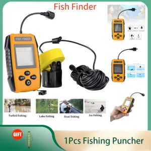 Finders Portable Fish Finder Ice Fishing Sonar Sounder Alarm Transducer Fishfinder 0.7100m Fishing Echo Sounder