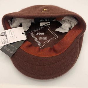 قبعات الكرة Kangol American Style Kangaroo عالية الجودة صوف حقيقي قبعة إلى الأمام قبعة فرنسية الرسام الخريف والشتاء القبعات القبعات النساء