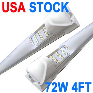 4 fot 72W Integrated LED Tube Light 72Watt T8 4 rader 48 