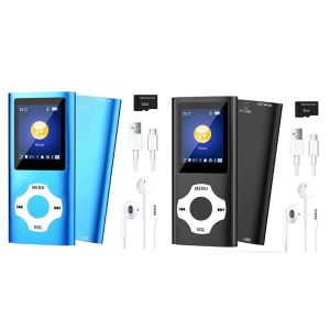 Player Mp3 Music Player med Bluetooth 5.0, Video/Photo Viewer eBook Player for Kids (Blue)