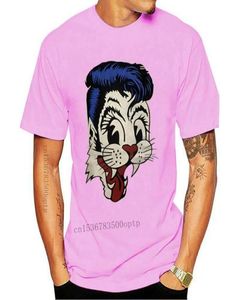 Men039s camisetas camiseta preto algodão gatos vadios rockabilly haste retro tatuagem5300838