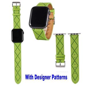 Designer Luxury C Designer Leather Watchband Straps For Watch 8 7 6 5 4 3 2 1 SE Sport Leather Bracelet 40mm 42mm 38mm 41mm 49mm 44mm 45mm Fashion Colorful Strap Iwatch Ser