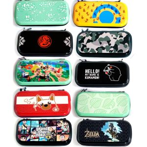 Väskor som bär fodral för Nintendo Switch Lite/OLED Portable Storage Bag Hard Pouch With Game Card Slot Inner Pocket NS Lite Accessories