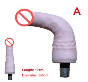 Accessori per mitragliatrici per mitragliatrice super morbida con chiglia, accessori flessibili, grande dildo, giocattoli realistici per il sesso, per le donne, curvo arbitrario falso3836245