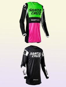 サンタクルスモトクロスジャージーエンデューロダウンヒルジャージーマウンテンバイクレーシング衣類MTB BMX長袖シャツMaillot Ciclismo8851162