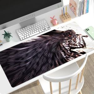 Tappetini Berserk Mouse Pad Gaming XL HD Computer Home Nuovo Mousepad XXL Tappetino da gioco Tappeto in gomma naturale Morbido Office Laptop Desktop Mouse Pad