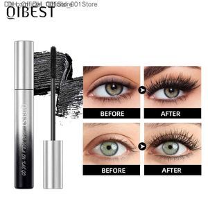 Eye Shadow Qibest Eye Black 4D Silk Fiber Waterproof Super Volume Anti Stain Curl Längd Ögonfranslängning Makeup ToolQ240229