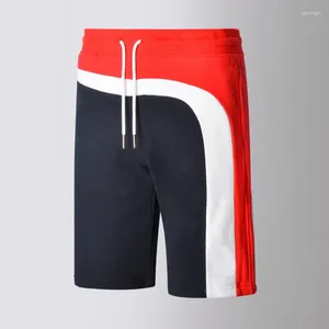 Männer Shorts Koreanische Casual Business Mischfarbe Gestreiften Design Sport Hosen Baumwolle Hohe Qualität Atmungsaktive Basketball Hose