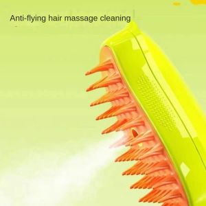 Combs Electric Spray Massage pente para gato e cachorro, banho de cabelo antifleando, um botão