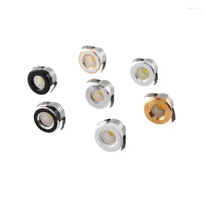 Luzes de teto regulável embutido led pequeno holofote 3w110v 220v cob downlight para decoração de casa armário de vinho exibição de jóias