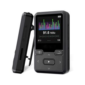 Jogador clipe mini mp3 música esporte player com bt v5.0 pode delece fm/vedio/imagem 32gb mini clipe mp3 player com bt 5.0