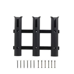 Tools Fishing Rod Holder with Slot 2/3 Tube Link Mounting Bracket for Salt and Freshwater Fishing Tools Boat Kayak Fishing Rod Holder