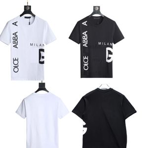 Fashionabla unga mäns lyxkläder mens designer casual topp tees sommarpar enkla tryckt högkvalitativa brev kort ärm män och kvinnor t -shirt