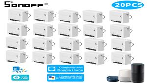 Sonoff mini r2 diy interruptor inteligente em dois sentidos automação voz controle remoto módulo de relé interruptor wi-fi funciona com alexa google home8114158