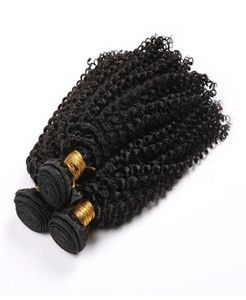 マレーシアの巻き毛バンドルボディウェーブヘア織り水波ストレートヒト織りボディ波キューティクルalign6537243